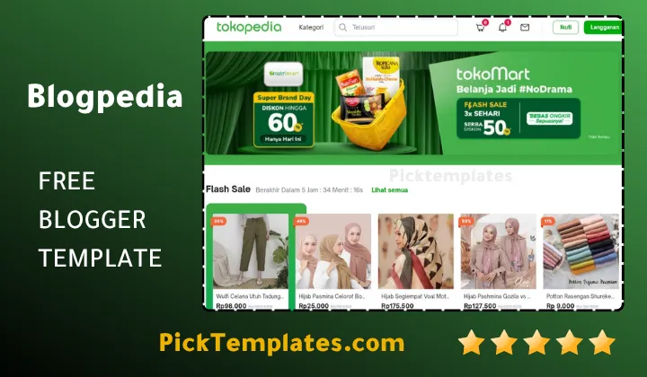 Blogpedia blogger template