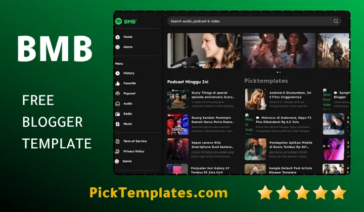 BMB Blogger Template