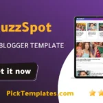 BuzzSpot Blogger Template - Best Free Theme