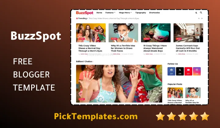 BuzzSpot Blogger Template