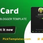 Card Blogger Template - Best Templates