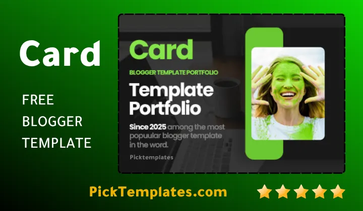 Card Blogger Template