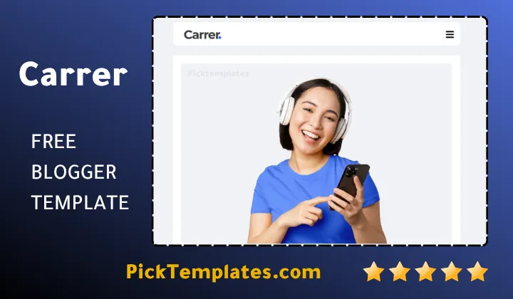 Carrer Blogger Template - Best Templates Carrer Blogger Template
