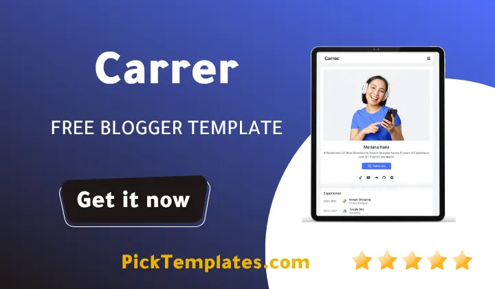 Carrer Blogger Template - Best Templates Carrer Blogger Template - Best Templates