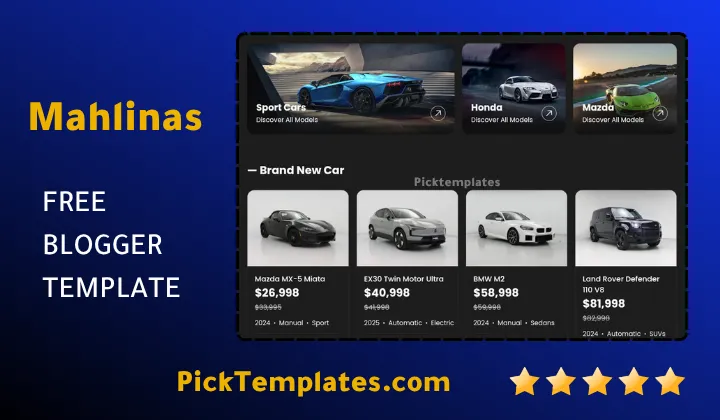 CarZero blogger template