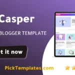 Casper Blogger Template - Best Free Theme