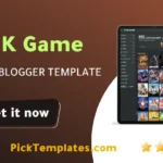 CK Game blogger template 2026