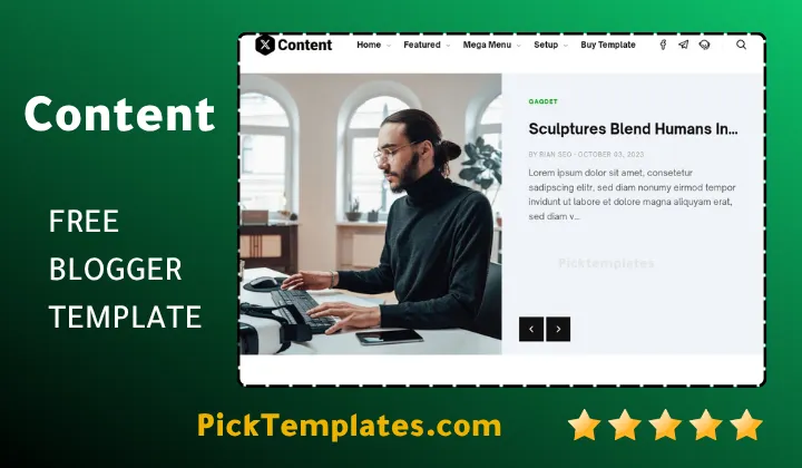 Content Blogger Template