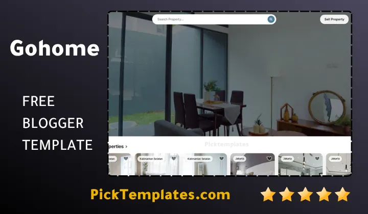 Gohome Blogger Template
