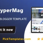 HyperMag Blogger Template - Best Free Theme