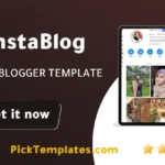 Instablog blogger template 2026