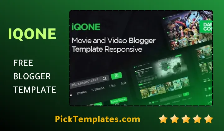 iQONE Blogger Template