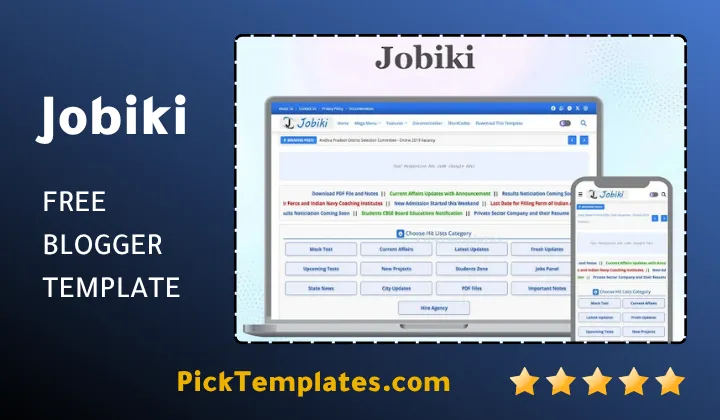Jobiki Blogger Template