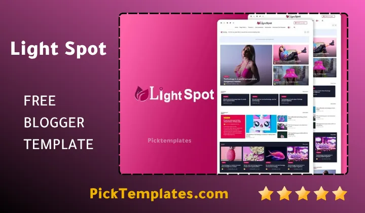 LightSpot Blogger Template