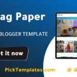 Mag Paper Blogger Template - Best Templates