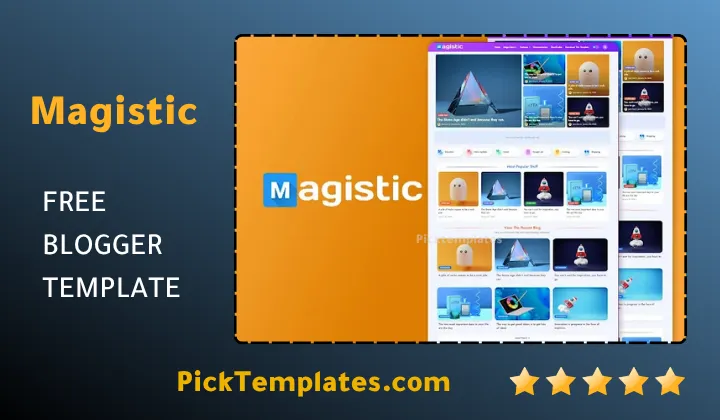 Magistic Blogger Template