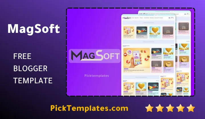 Magsoft Blogger Template