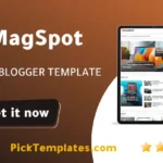 Magspot Blogger Template - Best Free Theme