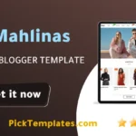 Mahlinas blogger template 2026