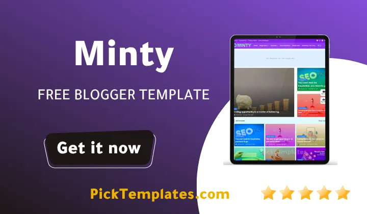 Minty Blogger Template - Best Free Theme Minty Blogger Template - Best Free Theme