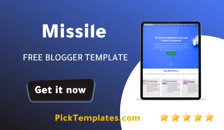 Missile Blogger Template - Free Theme 2026 Missile Blogger Template - Best Free Theme