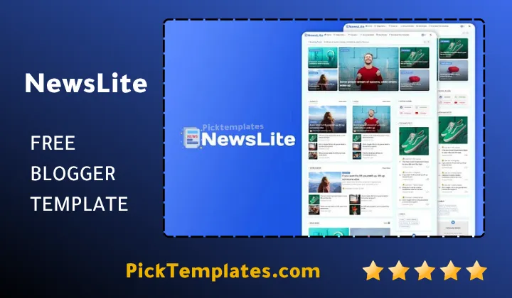 News Lite blogger template