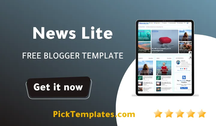 News Lite blogger template 2026
