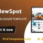 Newspot Blogger Template free