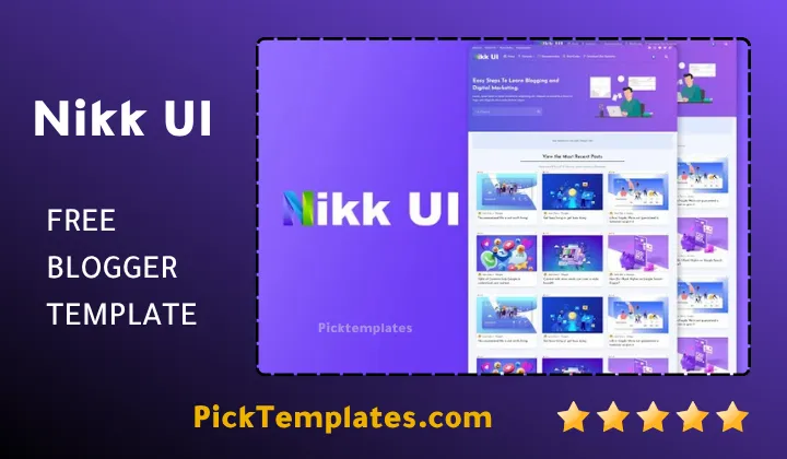 Nikk UI Blogger Template - Best Free Theme Nikk UI Blogger Template