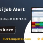 Piki Job Alert Blogger Template - Free Theme Piki Job Alert Blogger Template - Best Free Theme