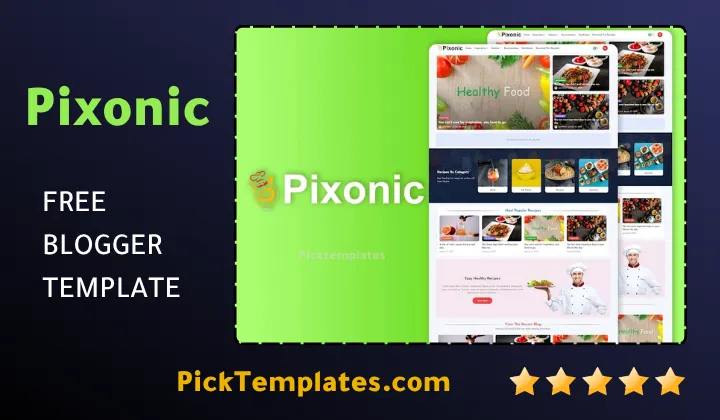 Pixonic Blogger Template - Best Free Theme Pixonic Blogger Template