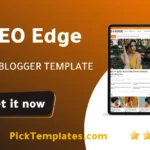 SEO Edge Blogger Template - Best Free Theme