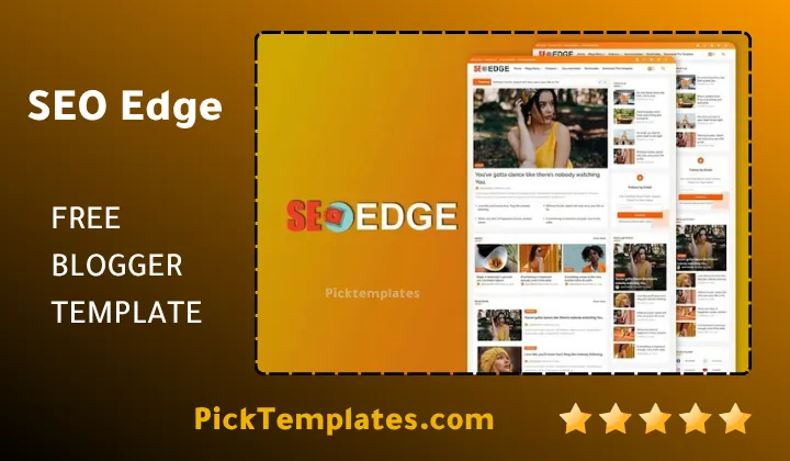 SEO Edge Blogger Template
