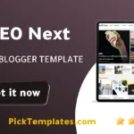 SEO Next Blogger Template 2026