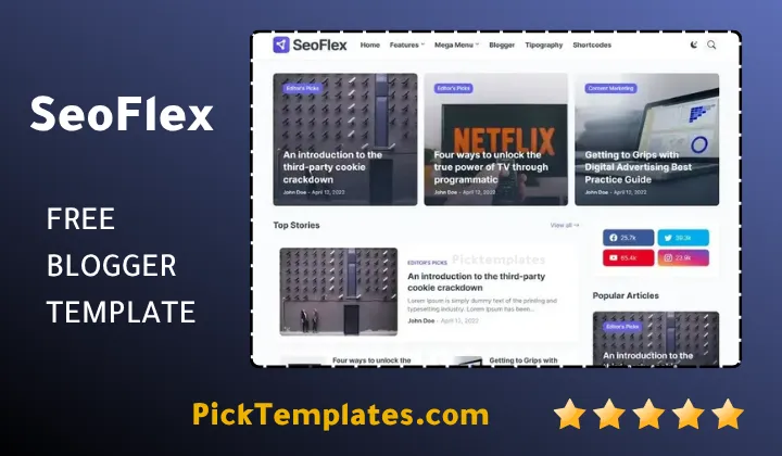 Seoflex Blogger Template