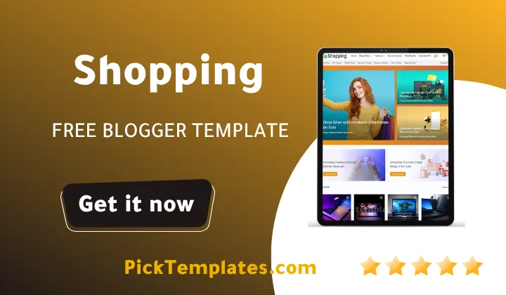 Shopping Blogger Template - Best Templates Shopping Blogger Template - Best Templates