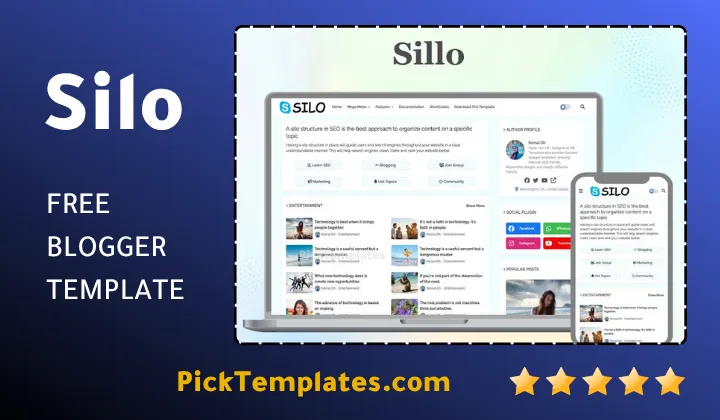 Silo blogger template