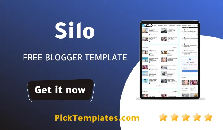 Silo blogger template 2026