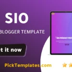 Sio Blogger Template 2026