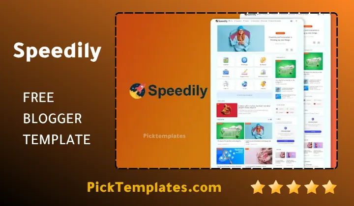 Speedily Blogger Template - Best Template Speedily Blogger Template