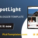 Spotlight Blogger Template - Best Free Theme