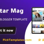 StarMag Blogger Template - Best Templates