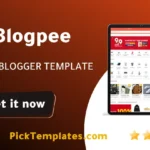 Blogpee Blogger Template - Best Theme