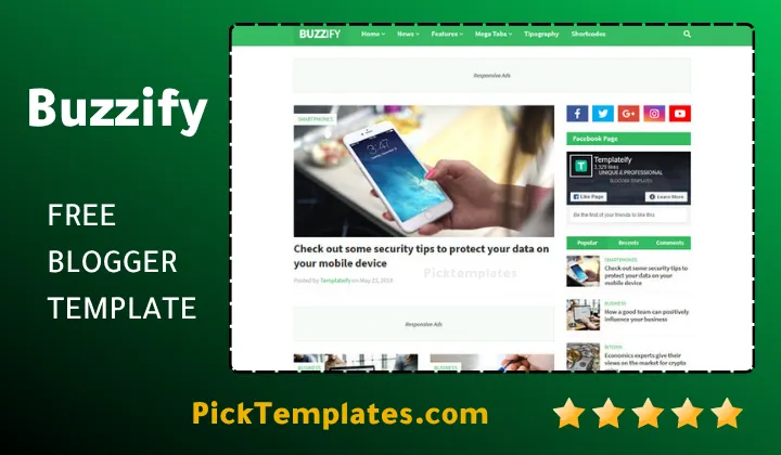 Buzzify Blogger Template - Best Theme Buzzify Blogger Template