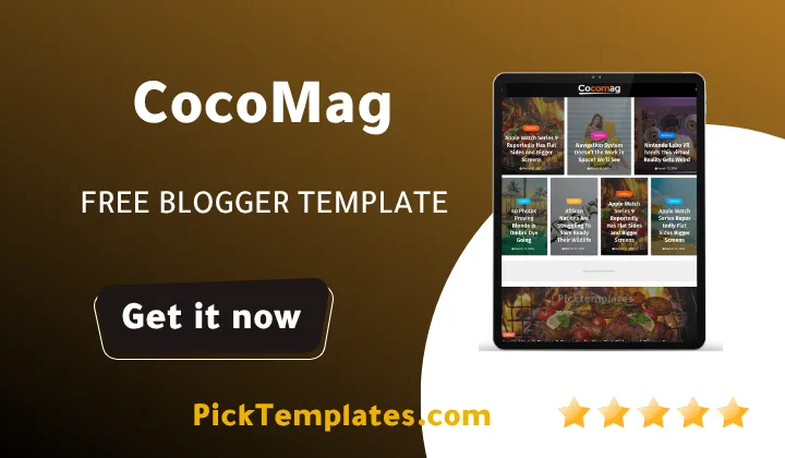 CocoMag Blogger Template - Best Template
