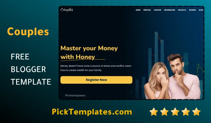 Couples Blogger Template Couples Blogger Template