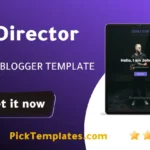 Director Blogger Template - Best Templates
