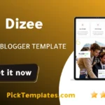Dizee Blogger Template - Best Free Theme