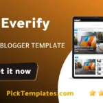 Everify Blogger Template - Best Theme