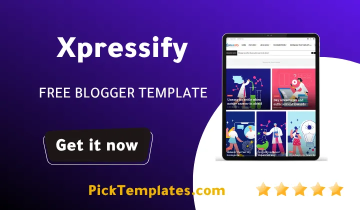 Xpressify Blogger Template - Best Theme